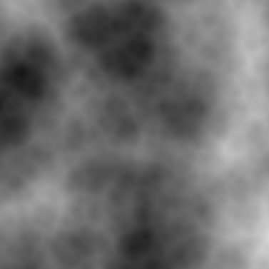 Grayscale cellular noise texture with clusters of similar values
